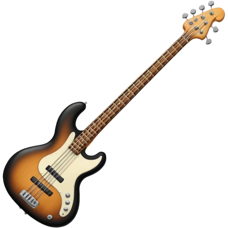 head of a electric bass guitar emoji