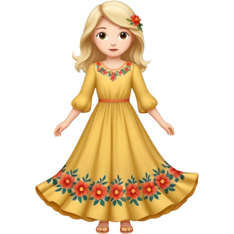 دختری که درحال لباس پوشیدن است emoji