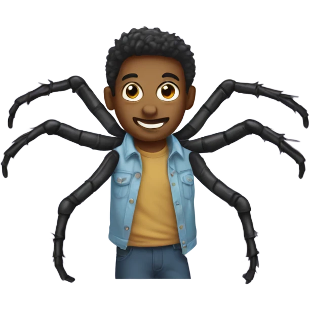 Spider in shirt emoji