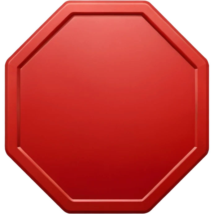 stop sign emoji