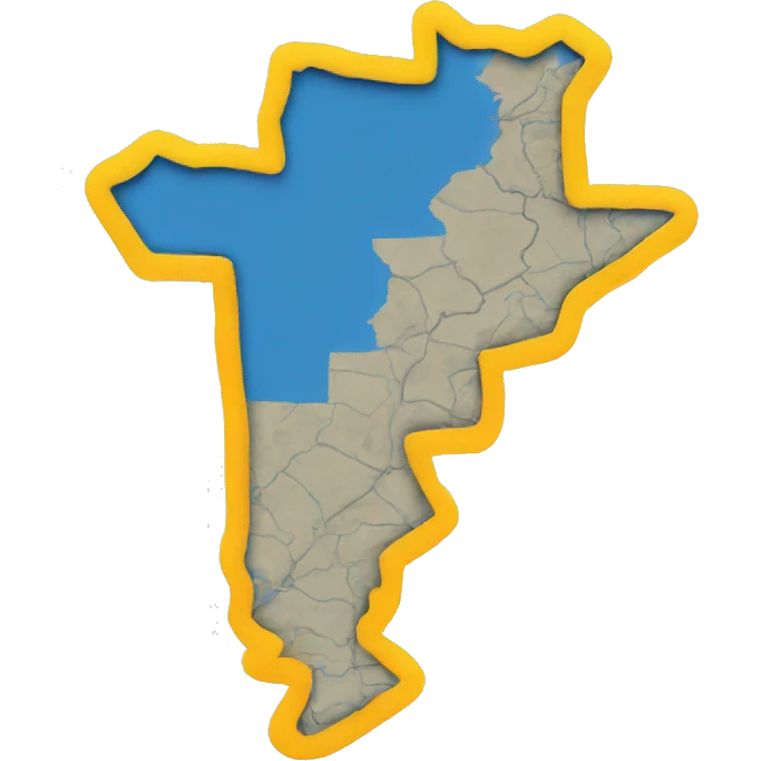 argentina map in yellow emoji