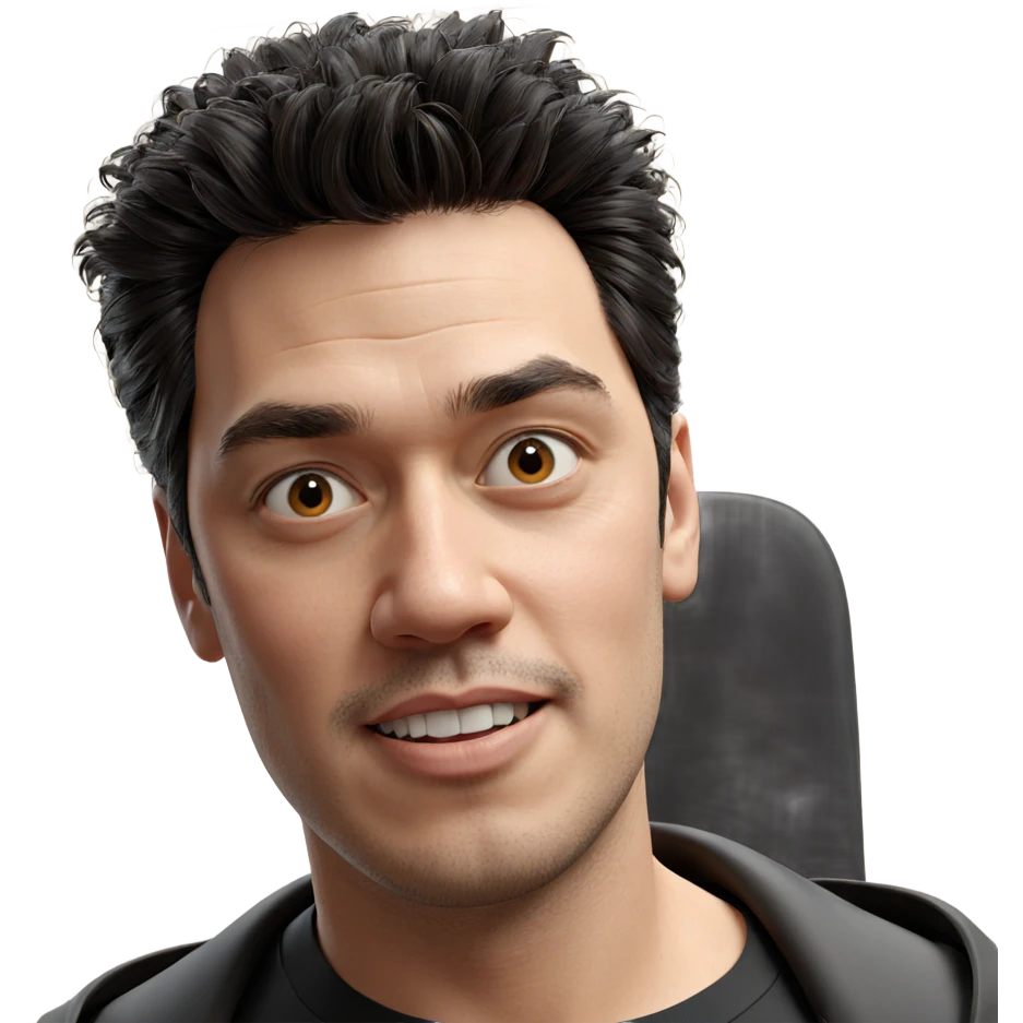 portrait of a stylish male emoji