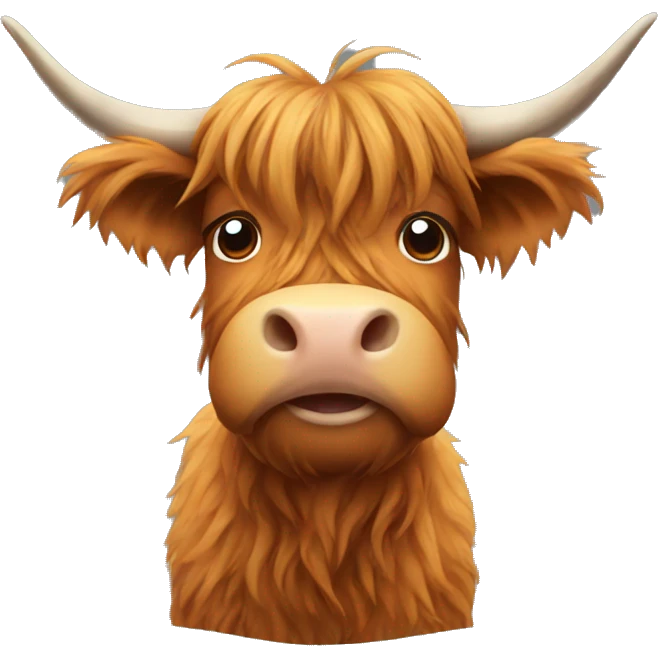 Highland cow emoji