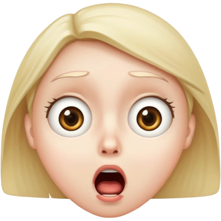 Shocked face emoji