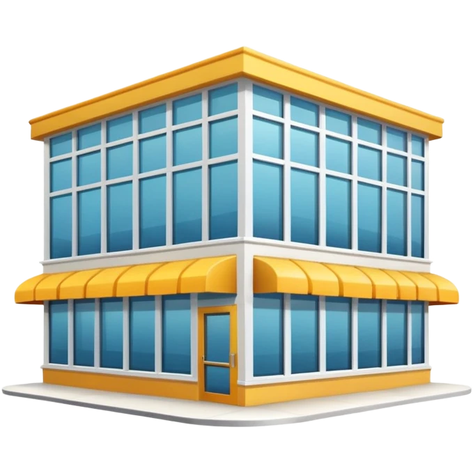 healthy restaurant building emoji