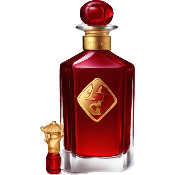 A bottle of Baccarat Rouge 540 emoji
