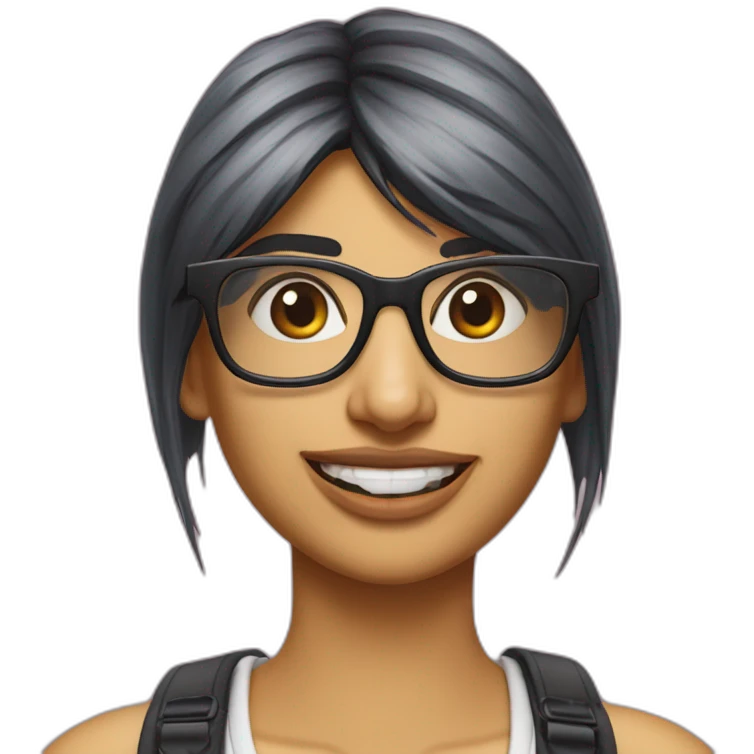 mia khalifa hyper réaliste pinupe emoji
