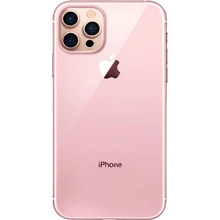 Pale pink iPhone 15 pro emoji
