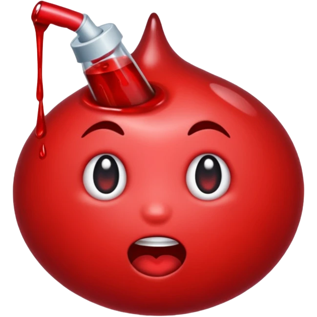 Emoji de sangre emoji
