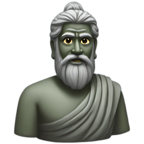 Thiruvalluvar statue emoji