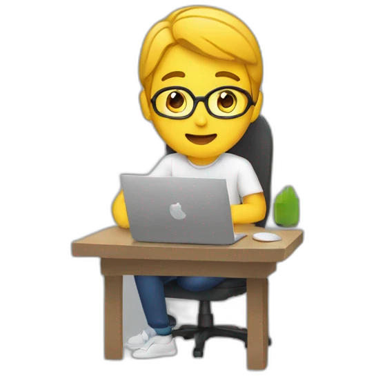 a person editing videos emoji