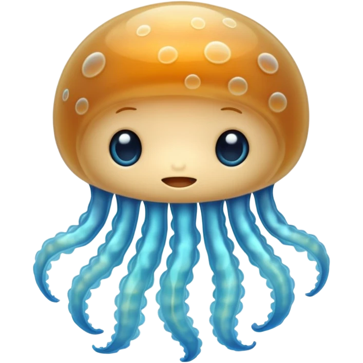 Baby jellyfish with unique design emoji