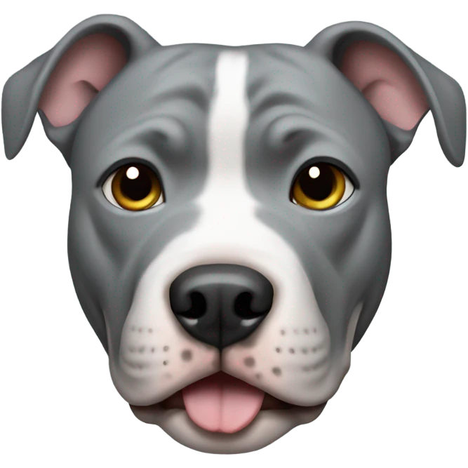 grey pitbull emoji