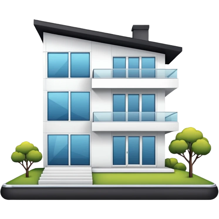 modern house emoji