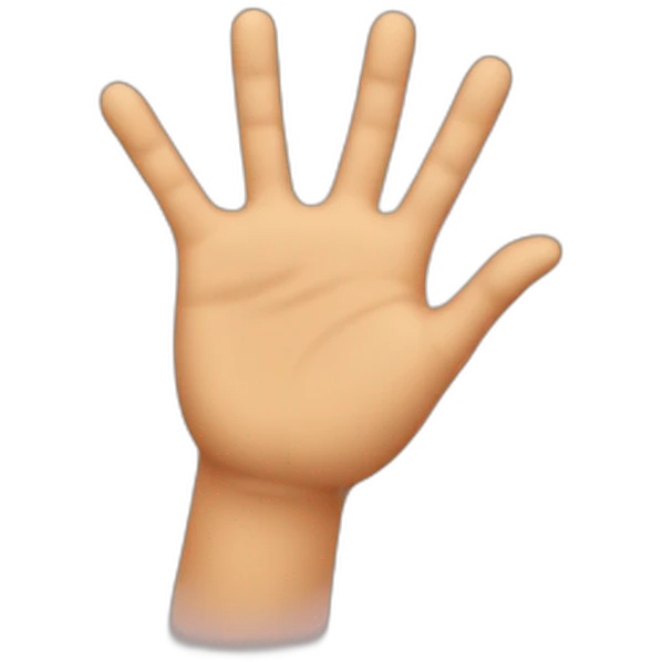 moving waving hand emoji