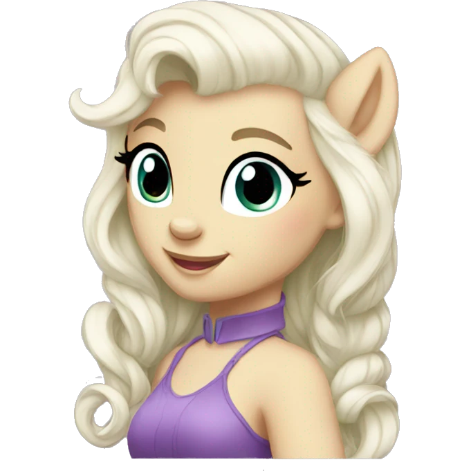 Rarity from my little pony emoji