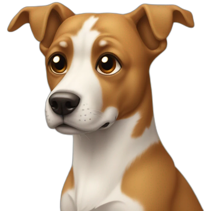 Dog with no eyes emoji