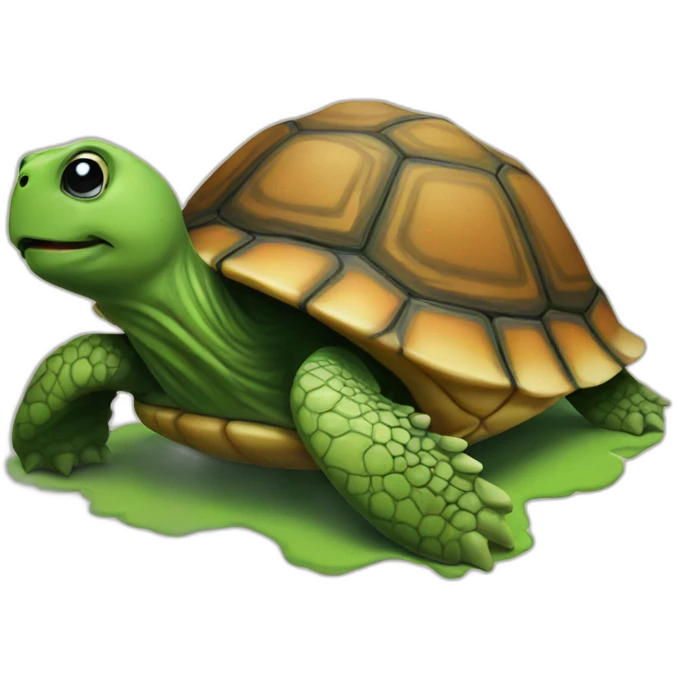 turtle painting emoji