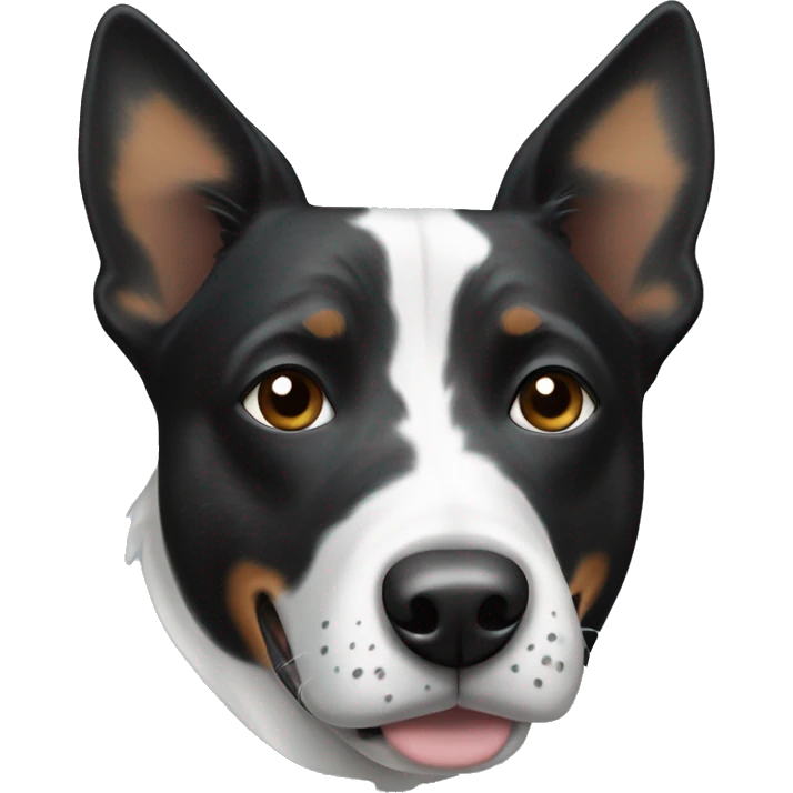Black and White Cattle Dog emoji