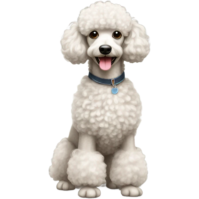Poodle emoji