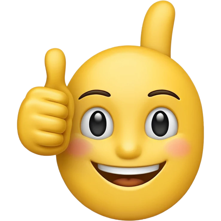 thumbs up emoji with two thumbs  emoji