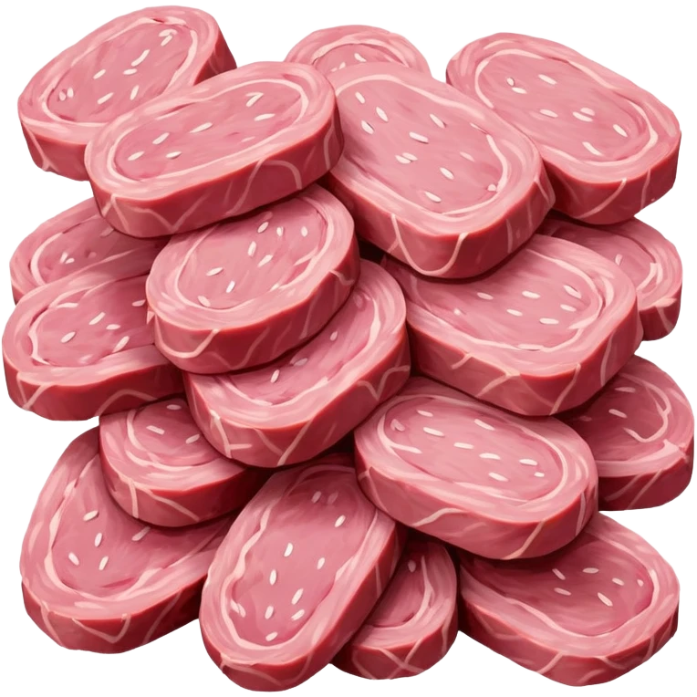 van gogh pink SPAM  meat flowers landscape emoji
