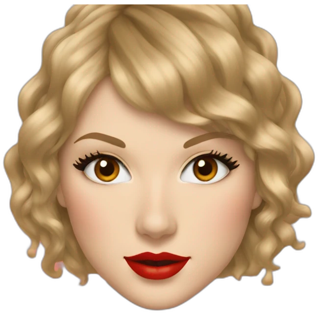 Taylor swift red emoji