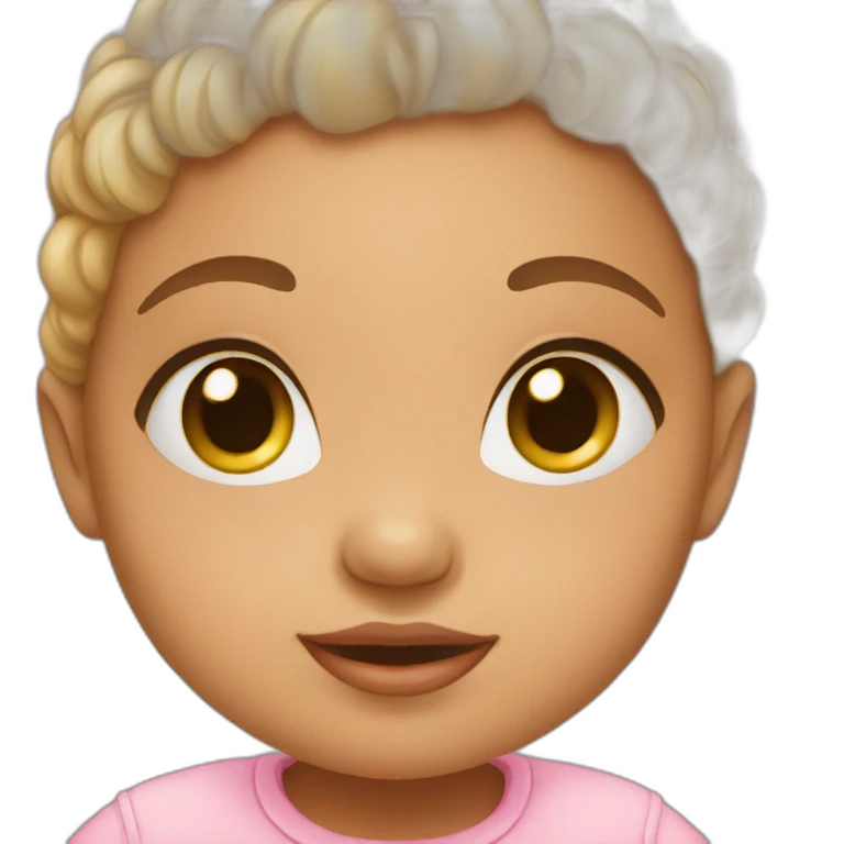 Baby girl emoji