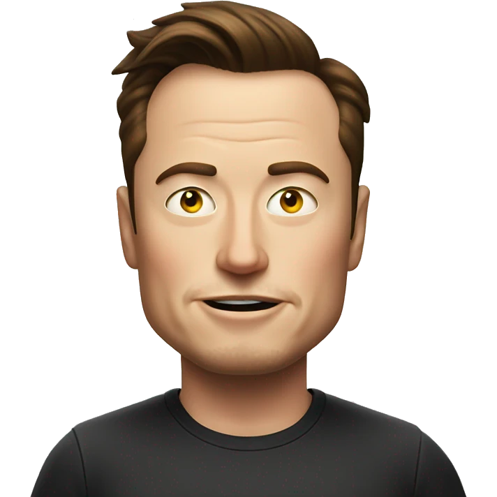 Elon musk sweaty emoji