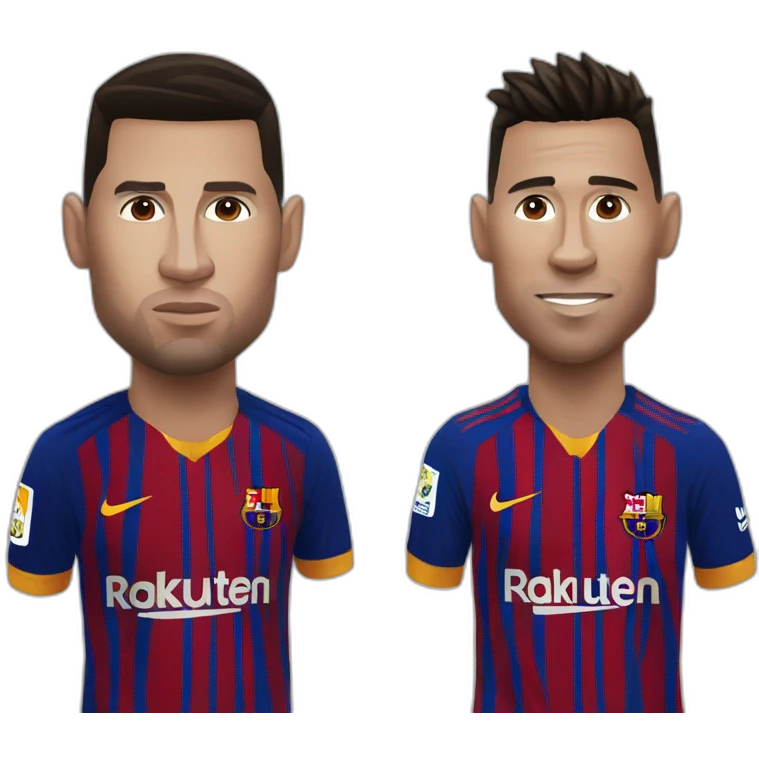 Messi vs ronaldo emoji