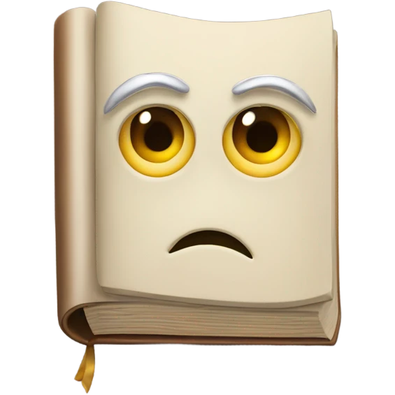 book with eyes emoji