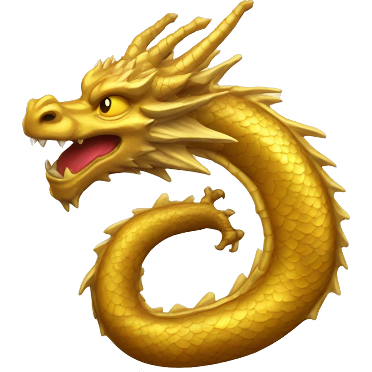 golden dragon emoji