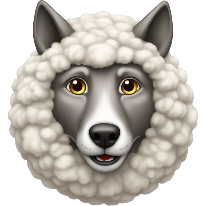 wolf in sheep’s clothing  emoji