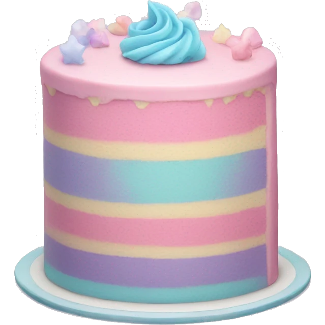 Magic pastel cake emoji