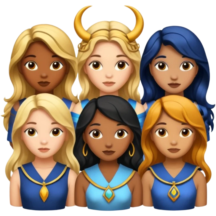 Zodiac girls emoji