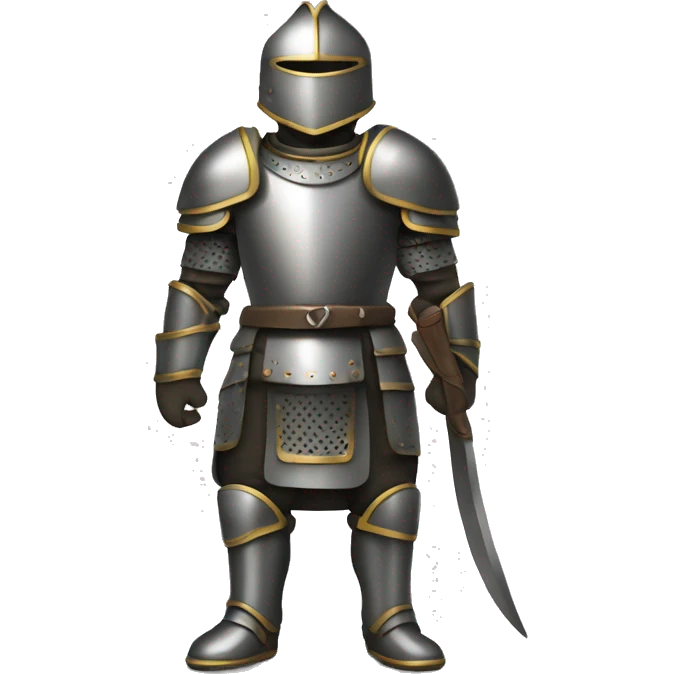 Armored figure emoji