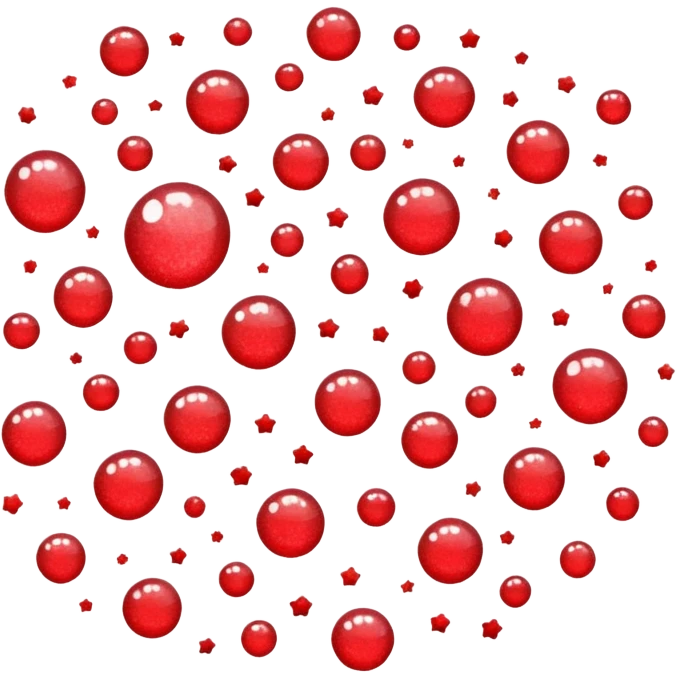 red glitter dead emoji
