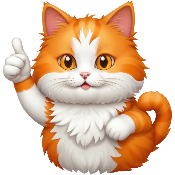 cat giving a thumbs up emoji