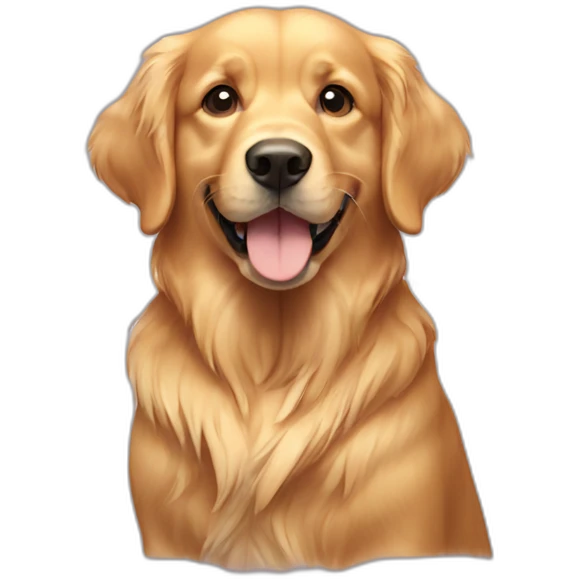 Golden retriever emoji