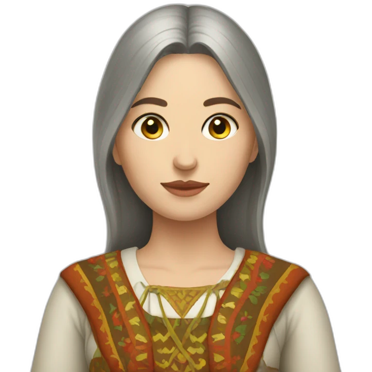 slavic clothing woman emoji