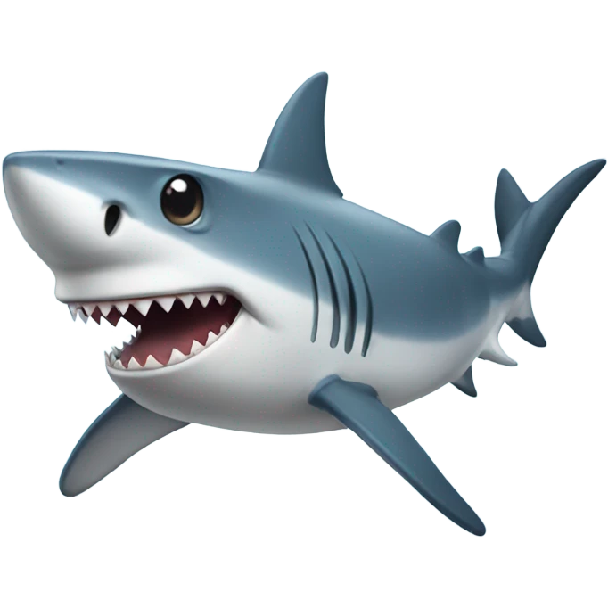 Shark with wing emoji