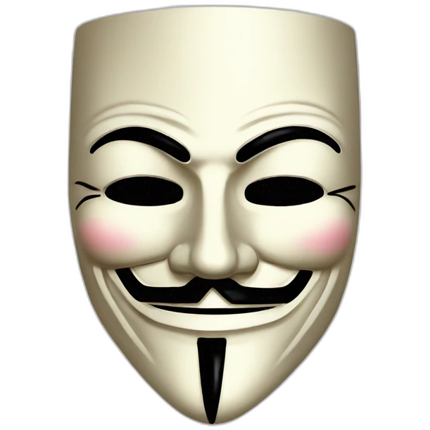 guy fawkes mask emoji
