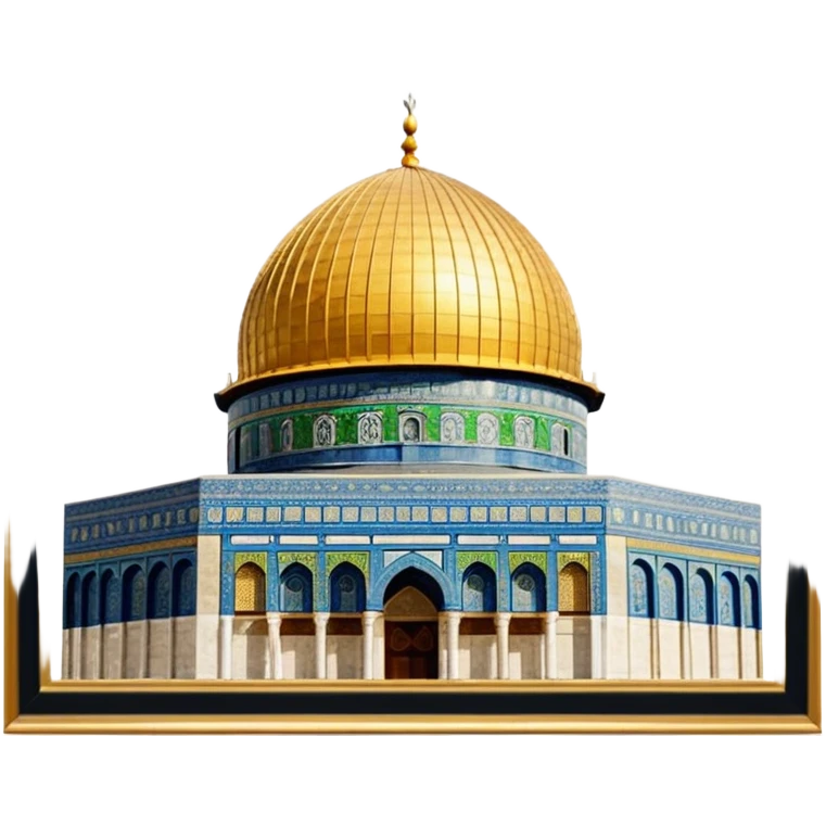 Dome of the rock, Palestine emoji