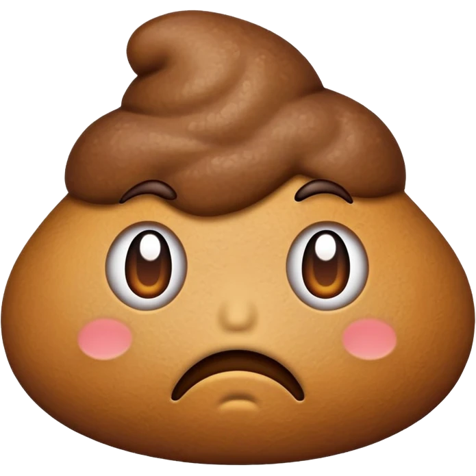 frowning poop emoji emoji