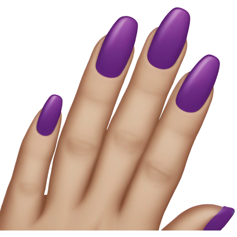 perple nail polish emoji
