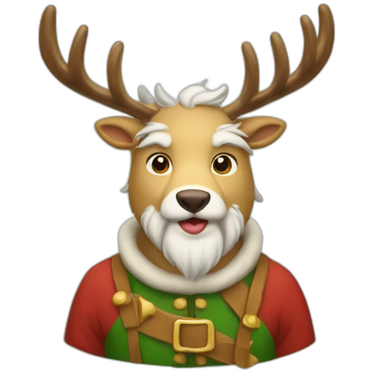 Renne du pere Noël emoji