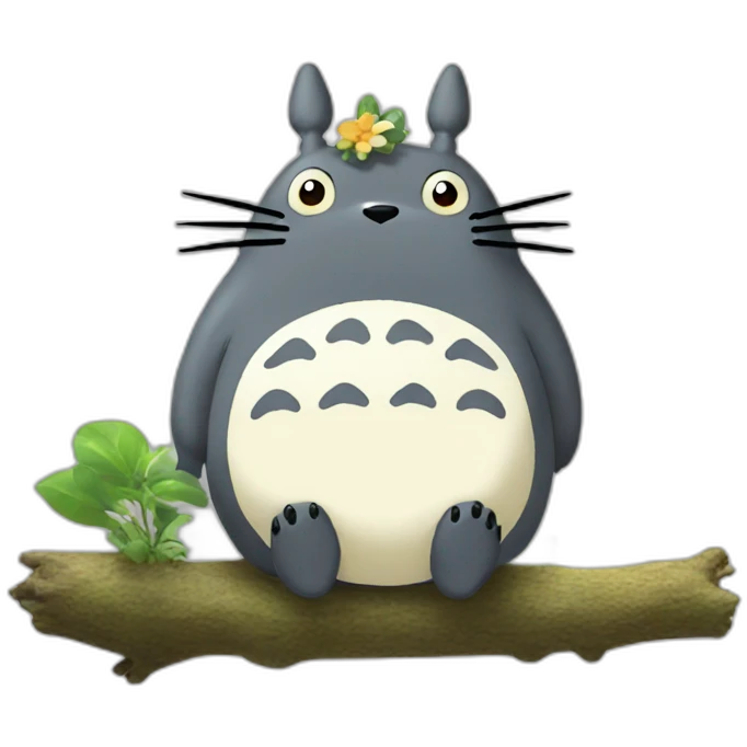 totoro laugning emoji