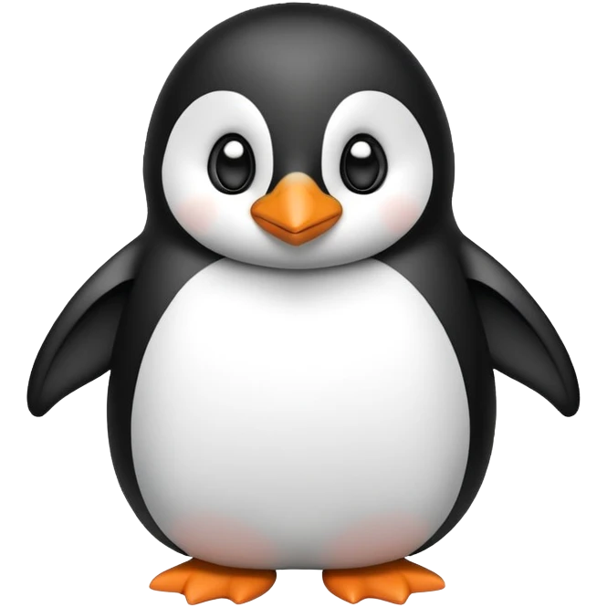 cute penguin emoji