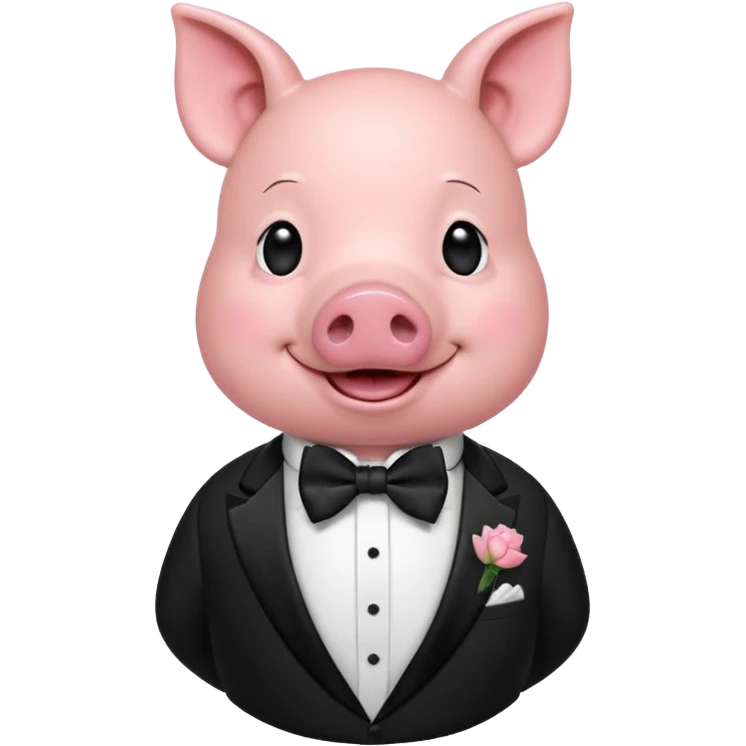 Groom pig emoji