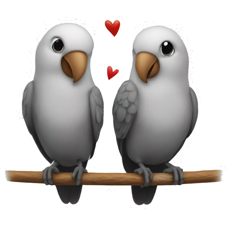 2 lovebirds emoji